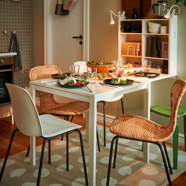 Кухонный стол Ikea Melltorp ДСП/ Белый photo 4