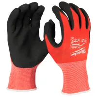 Защитные перчатки Milwaukee 4932471418 Нитрил / Красный