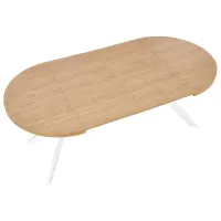 Masă de bucătărie extensibilă Halmar Peroni MDF/ Golden oak photo 4
