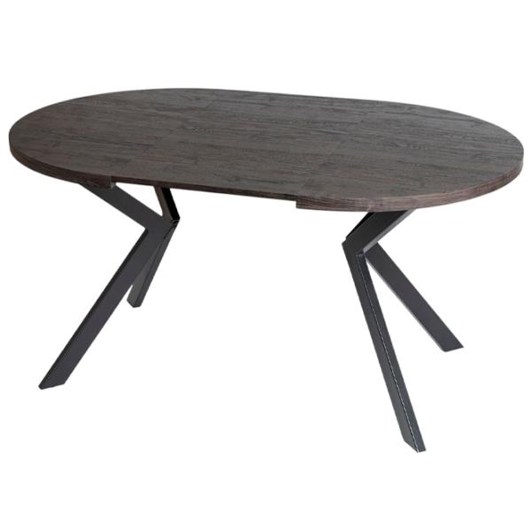 Masă de bucătărie extensibilă Mebel Elite Lukas 250 MDF/ Black photo 2