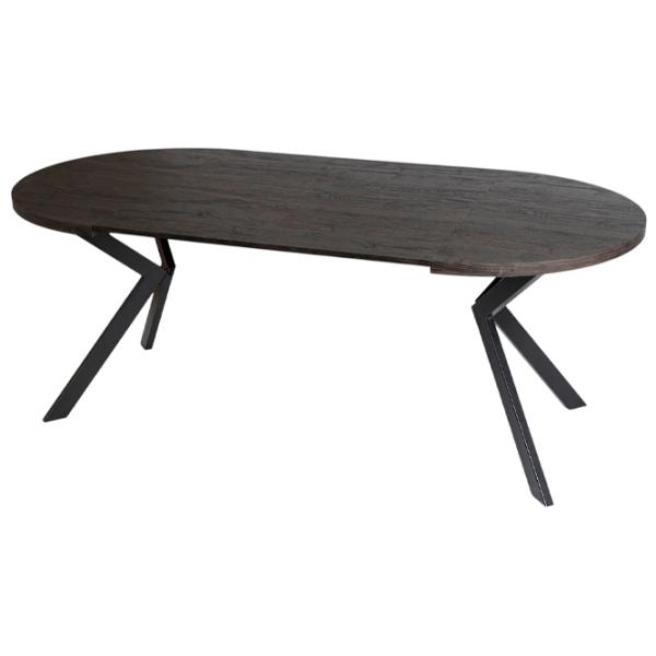 Masă de bucătărie extensibilă Mebel Elite Lukas 250 MDF/ Black photo 3