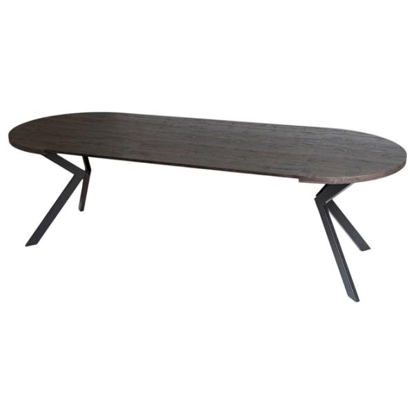 Masă de bucătărie extensibilă Mebel Elite Lukas 250 MDF/ Black photo 5