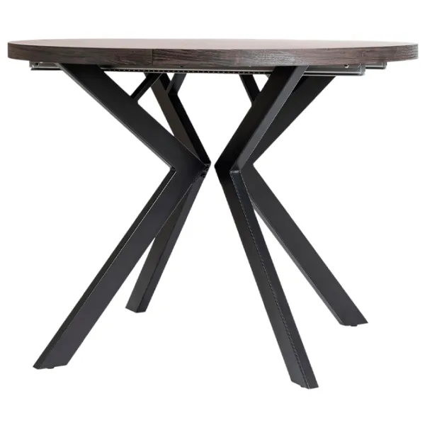 Masă de bucătărie extensibilă Mebel Elite Lukas 250 MDF/ Black photo 7