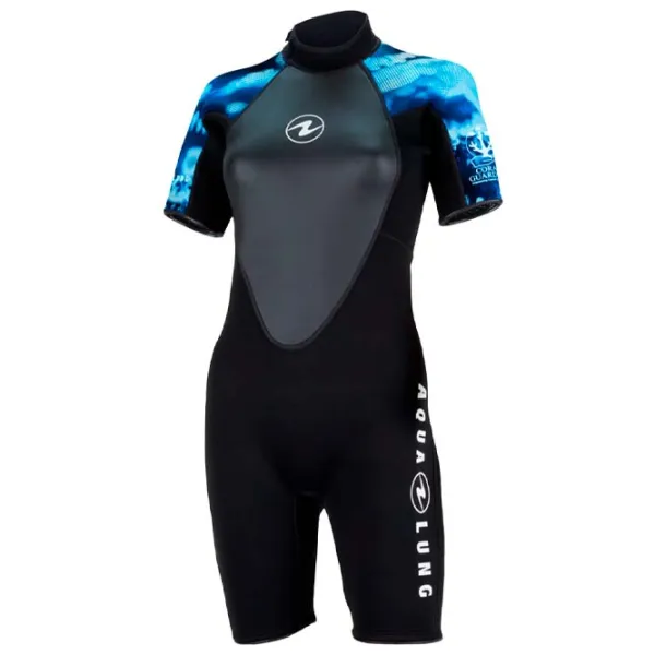 Неопреновый костюм AquaLung HydroFlex Shorty Neoprene / Черный-Синий photo 2