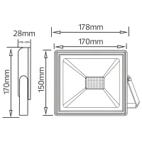 Proiector LED Horoz Remix-50 RGB / 4000 Lm photo 4