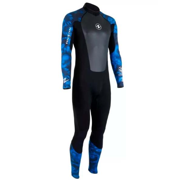 Costum neopren AquaLung HydroFlex FS Neoprene / Black-Blue photo 2