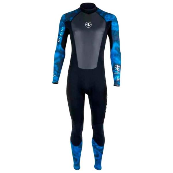Costum neopren AquaLung HydroFlex FS Neoprene / Black-Blue photo 1