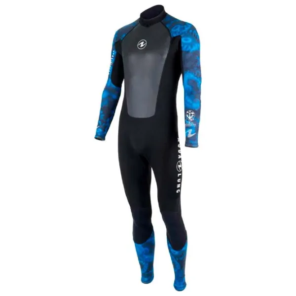 Costum neopren AquaLung HydroFlex FS Neoprene / Black-Blue photo 2