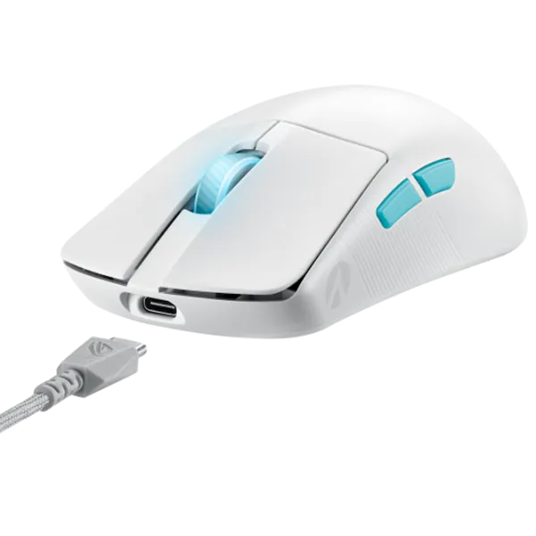 Мышь Asus ROG Harpe Ace Aim Lab Edition Bluetooth, USB / Белый photo 6