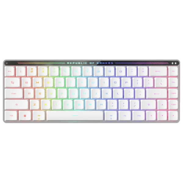 Tastatură Asus ROG Falchion RX Fără fir / White photo 1