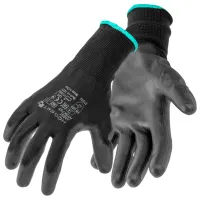 Защитные перчатки Hoegert HT5K756-9 Синтетика / Черный