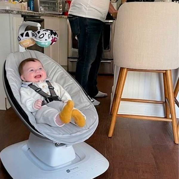 Leagăn pentru bebeluși 4moms Mamaroo 5.0 Classic () 11 kg/ Gray photo 4 Leagăn pentru bebeluși 4moms Mamaroo 5.0 Classic () 11 kg/ Gray photo 4