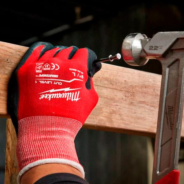 Mănuși de protecție Milwaukee 4932471617  / Red photo 2 Mănuși de protecție Milwaukee 4932471617  / Red photo 2