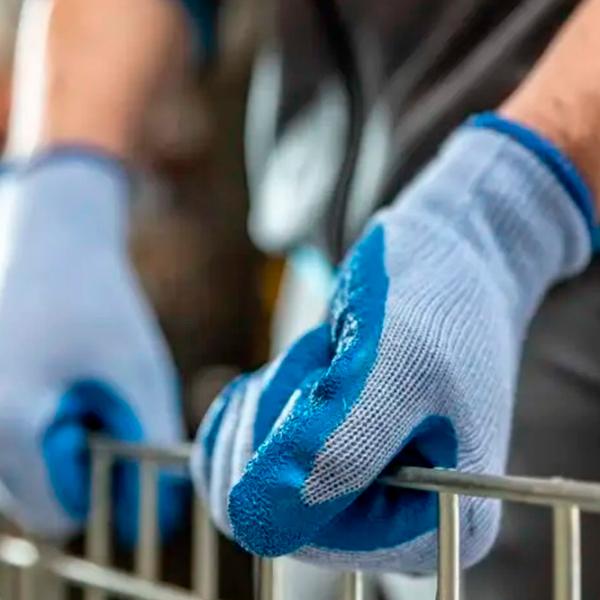 Mănuși de protecție Hoegert HT5K753-10 Poliester / Blue photo 2
