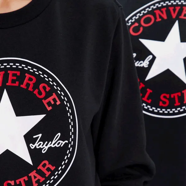 Толстовка унисекс Converse Go-To All Star  / Черный photo 4