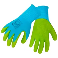 Mănuși de protecție Hoegert HT5K771-9 Poliester / Blue-green