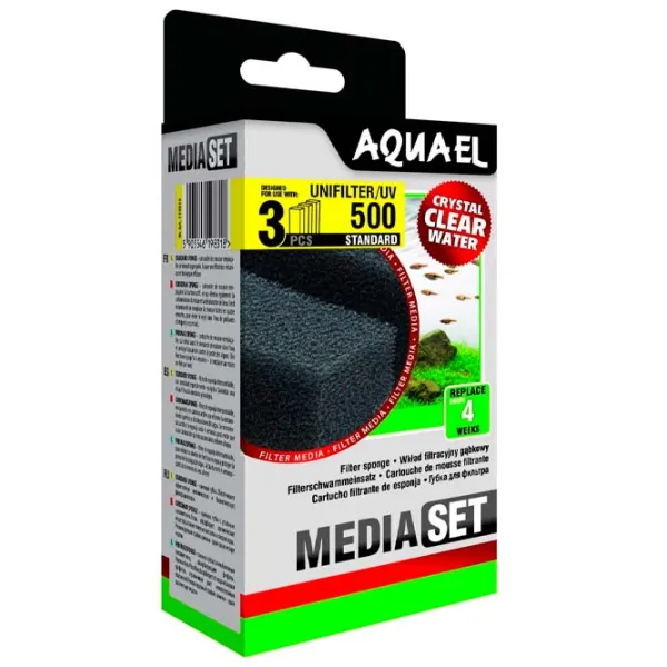 Губка для фильтра Aquael Unifilter 500 (3pcs)  photo 1 Губка для фильтра Aquael Unifilter 500 (3pcs)  photo 1