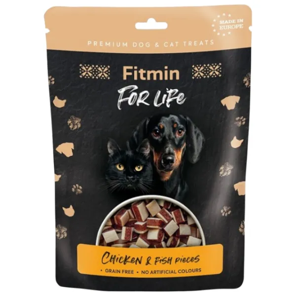 Snackuri pentru câini Fitmin For Life  0.07 kg / Găină, pește photo 1 Snackuri pentru câini Fitmin For Life  0.07 kg / Găină, pește photo 1