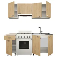 Кухня Haaus Sofia ДСП меламин / Натуральное дерево