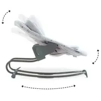 Детские качели Hauck Alpha Bouncer 2in1 Deluxe (HK.112079) 9 кг/ Серый photo 2