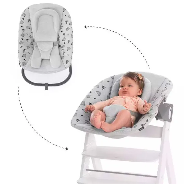 Детские качели Hauck Alpha Bouncer 2in1 Deluxe (HK.112079) 9 кг/ Серый photo 5