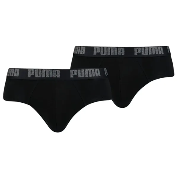 Tрусы для мужчин Puma Basic Brief 2P XL / Черный photo 1