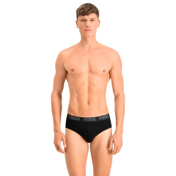 Tрусы для мужчин Puma Basic Brief 2P XL / Черный photo 2