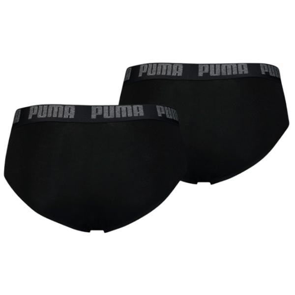 Tрусы для мужчин Puma Basic Brief 2P XL / Черный photo 4
