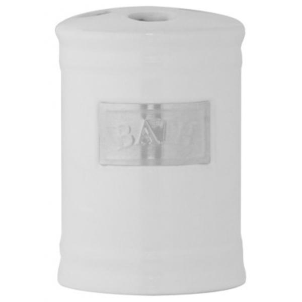 Pahar pentru periuțe de dinți Axentia Lion Ceramică / White / Pe masă photo 1 Pahar pentru periuțe de dinți Axentia Lion Ceramică / White / Pe masă photo 1