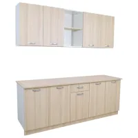 Кухня Haaus Nisa ДСП меламин / Светлый вяз