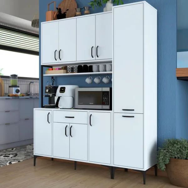 Кухня Mirage Meble JE134 ДСП меламин / Матовый черный photo 6