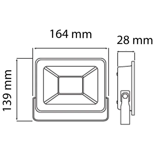 Proiector LED Horoz Pardus-30 White / 2400 Lm photo 2 Proiector LED Horoz Pardus-30 White / 2400 Lm photo 2