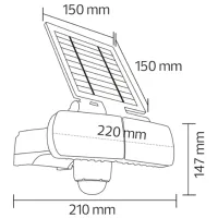 Proiector LED Horoz ARMOR-8 White / 600 lm photo 3