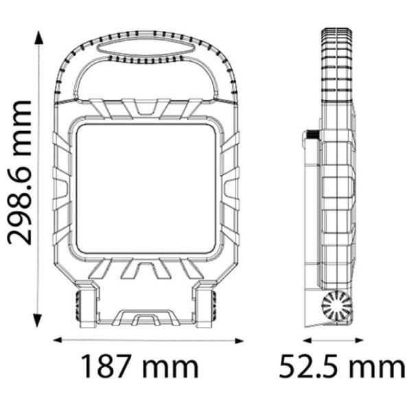 Прожекторы Horoz Proport-45 Белый / 3500 Lm photo 5