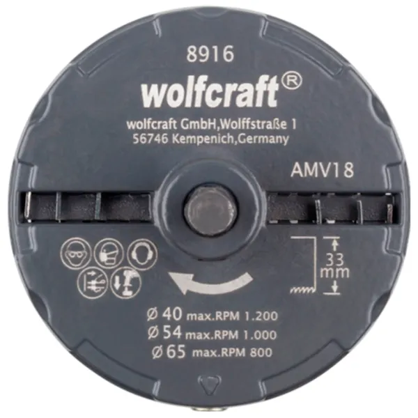 Набор коронок Wolfcraft 8916000 Металл / Шестигранник  photo 3