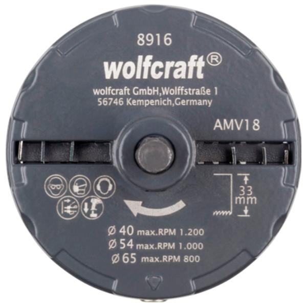 Набор коронок Wolfcraft 8916000 Металл / Шестигранник  photo 3