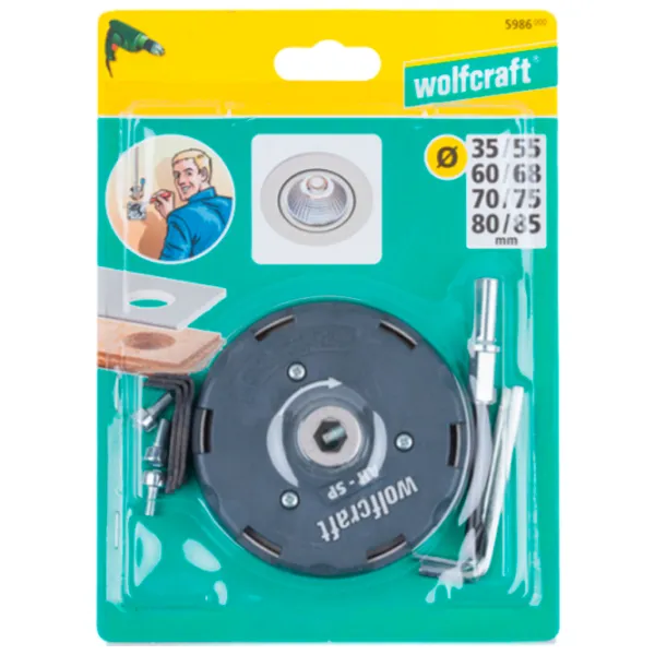 Carotă Wolfcraft 5986000 Metal / Hexaedre photo 4