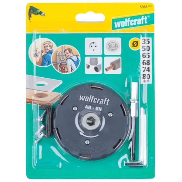 Carotă Wolfcraft 5985000 Metal / Hexaedre photo 4 Carotă Wolfcraft 5985000 Metal / Hexaedre photo 4
