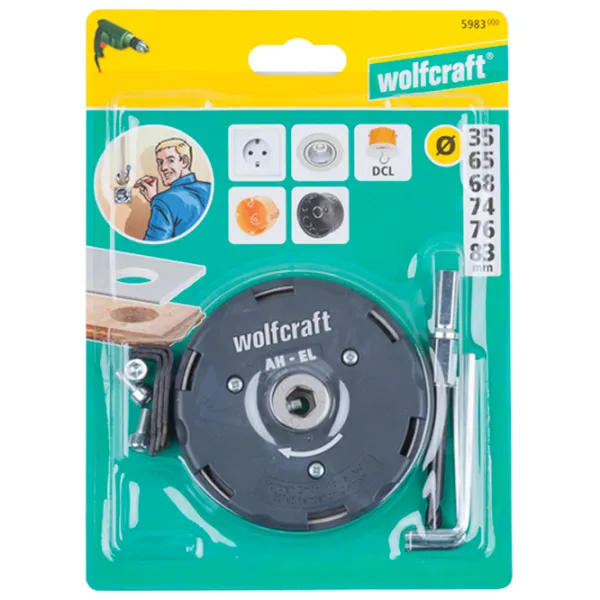 Коронка Wolfcraft 5983000 Металл / Шестигранник  photo 7 Коронка Wolfcraft 5983000 Металл / Шестигранник  photo 7