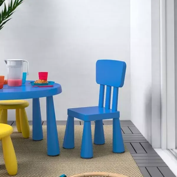 Детский стул Ikea Mammut 5 лет / Синий photo 2 Детский стул Ikea Mammut 5 лет / Синий photo 2