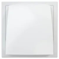 Вентиляционная решетка ЭРА 1515К12,5ФВ  Пластик / Белый