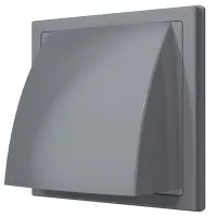 Вентиляционная решетка ЭРА 1515К12,5ФВ  Пластик / Grey