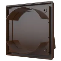 Grilă de ventilare ERA 1515К12,5ФВ Plastic / Brown photo 4
