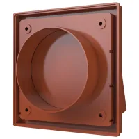 Grilă de ventilare ERA 1515К10ФВ Plastic / Brown photo 3