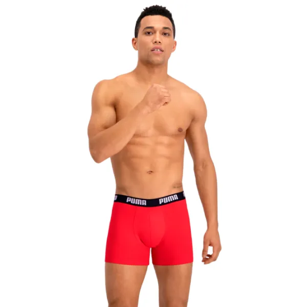Сhiloţi pentru bărbați Puma Basic Boxer 2P S / Multicolor photo 3