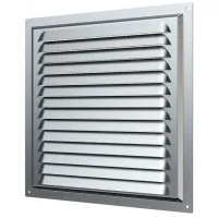 Вентиляционная решетка ЭРА 2525МЦ  Металл / Серебряный