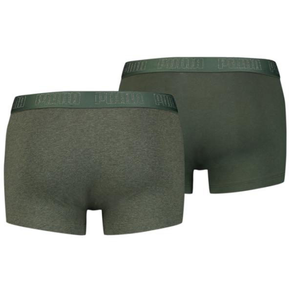 Сhiloţi pentru bărbați Puma Basic Trunk 2P XL / Green Melange photo 2