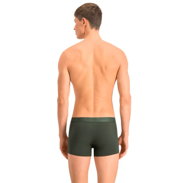 Сhiloţi pentru bărbați Puma Basic Trunk 2P M / Green Melange photo 4