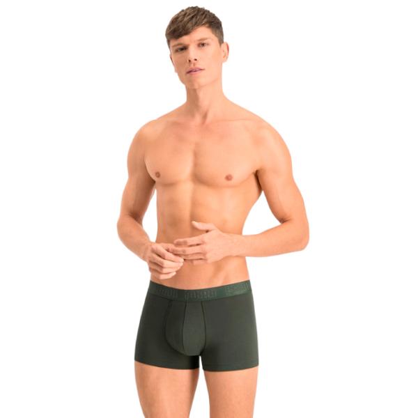 Сhiloţi pentru bărbați Puma Basic Trunk 2P M / Green Melange photo 5