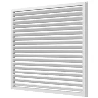 Grilă de ventilare ERA П6060Р  PVC / White
